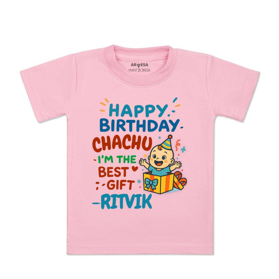 Arvesa Happy Birthday Chachu Baby Boy & Girl Dress