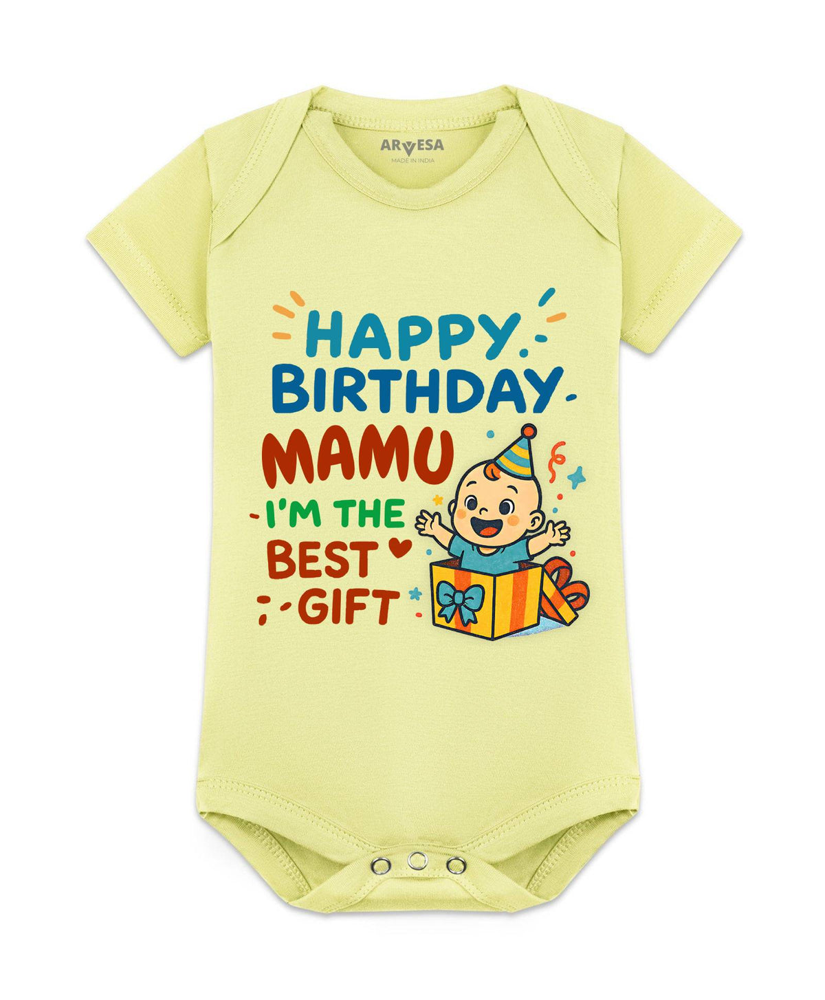Happy Birthday Mamu Family Birthday - Romper