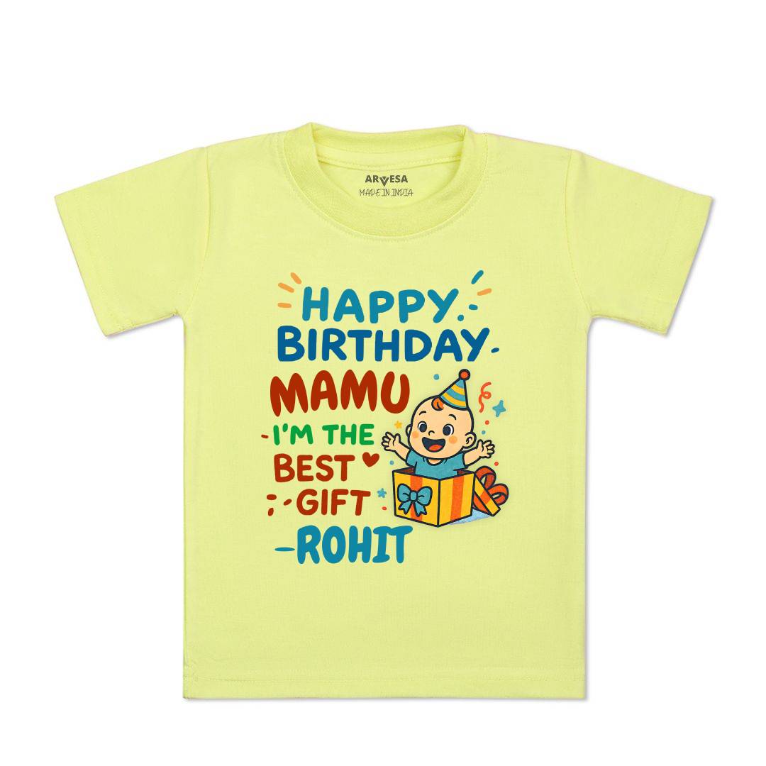 Arvesa Happy Birthday Mamu Baby Boy & Girl Dress