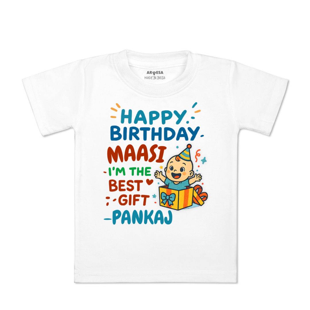Arvesa Happy Birthday Maasi Baby Boy & Girl Dress