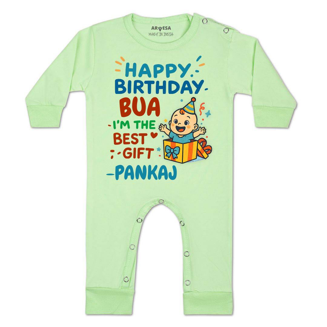 Arvesa Happy Birthday Bua Baby Boy & Girl Dress