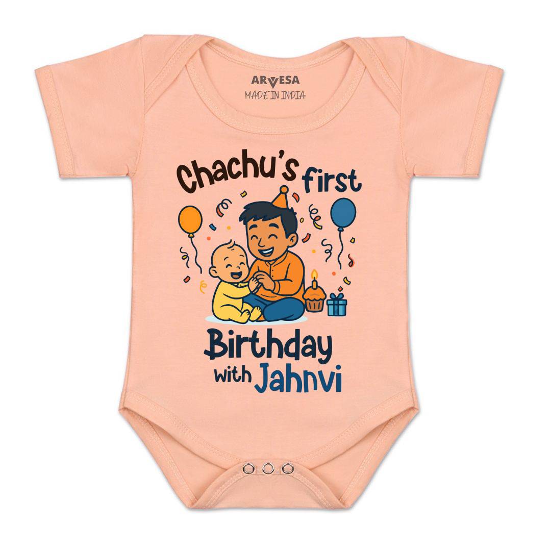 Arvesa Chachu First Birthday With Me Baby Boy & Girl Dress