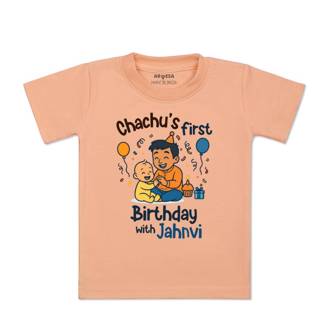 Arvesa Chachu First Birthday With Me Baby Boy & Girl Dress