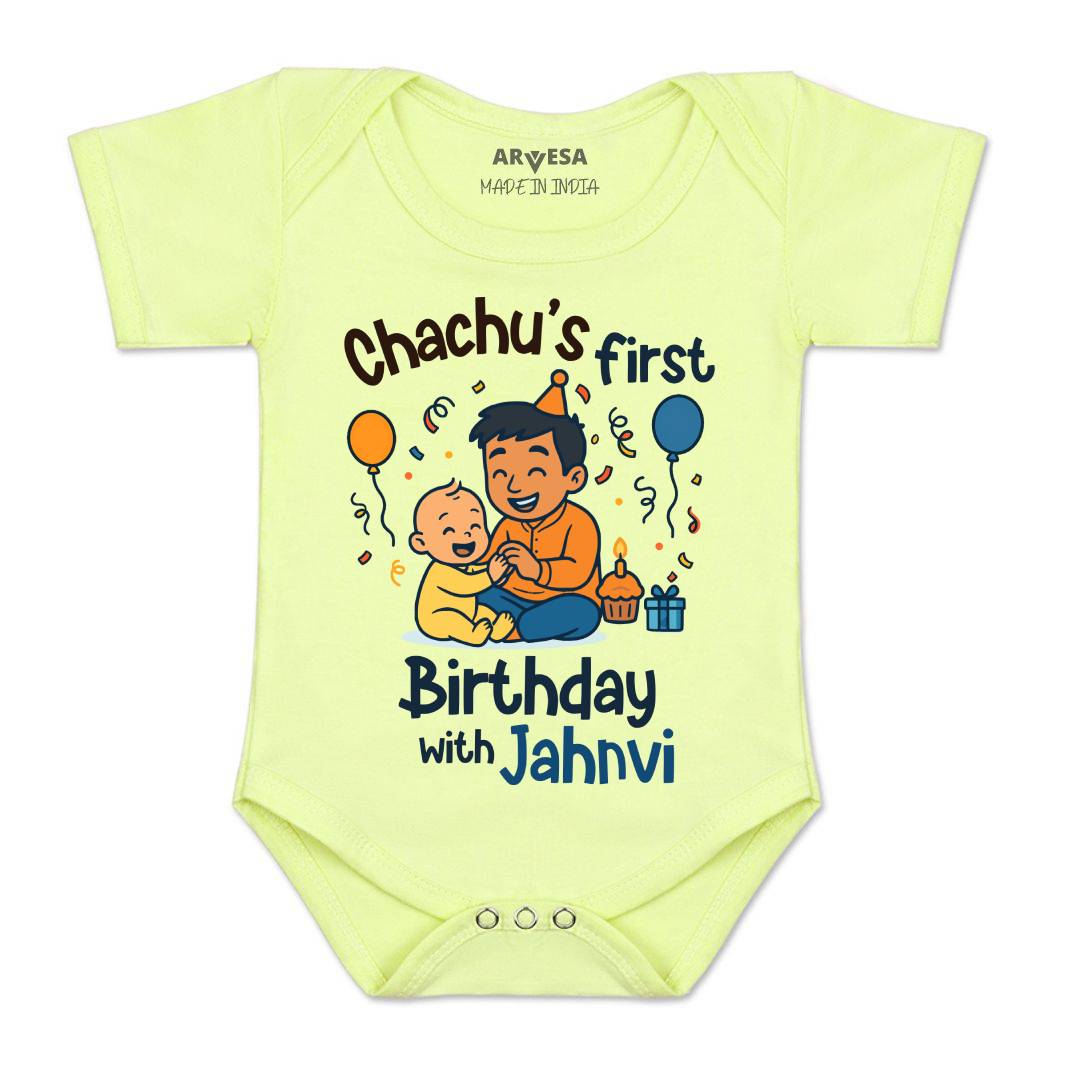 Arvesa Chachu First Birthday With Me Baby Boy & Girl Dress