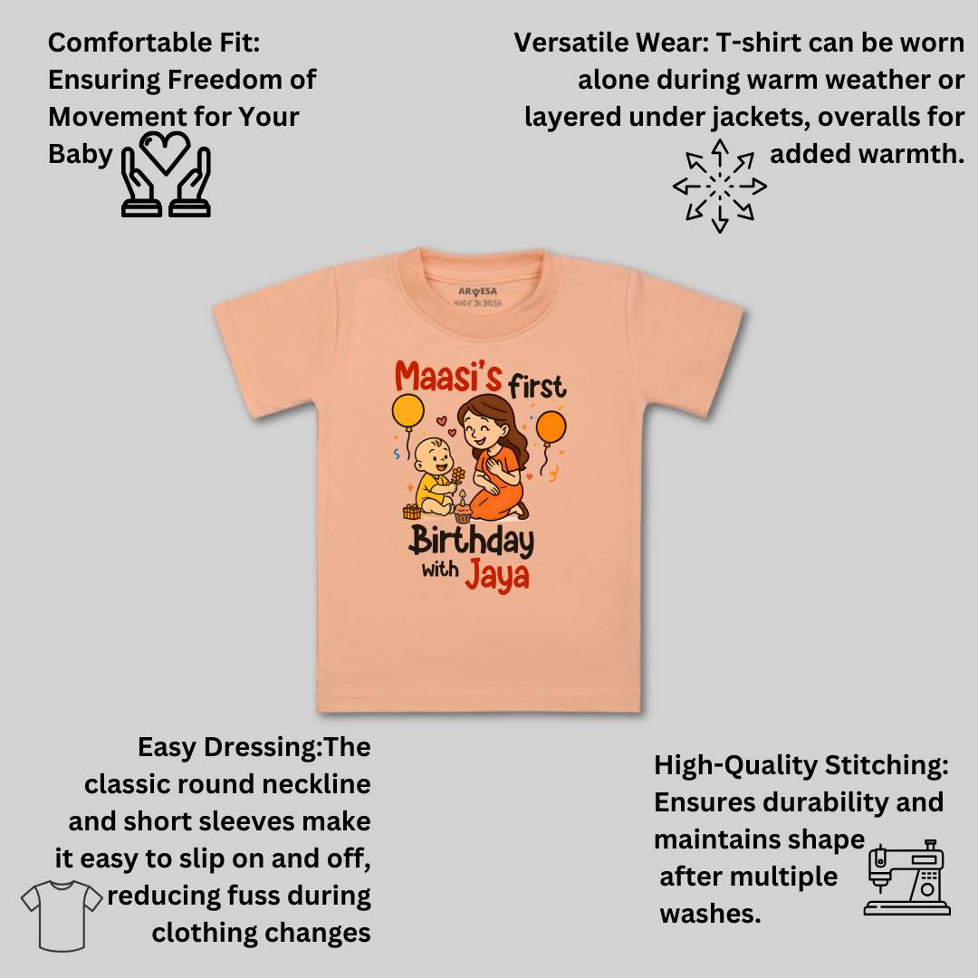 Arvesa Maasi First Birthday With Me Baby Boy & Girl Dress
