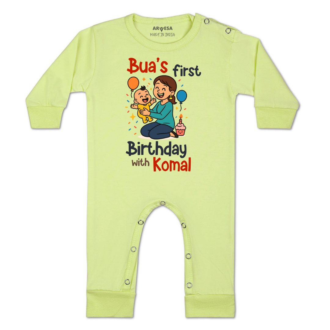 Arvesa Bua First Birthday With Me Baby Boy & Girl Dress