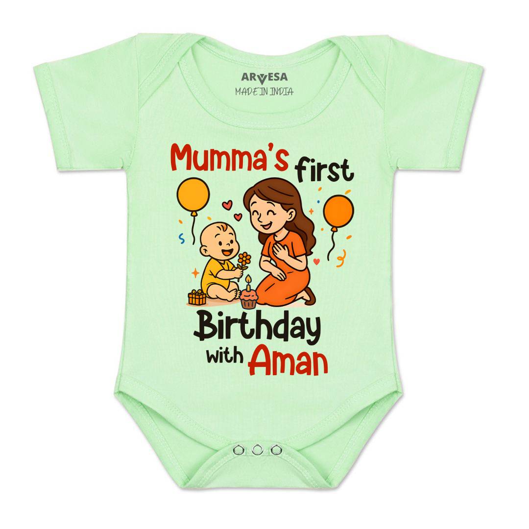 Arvesa Mumma First Birthday With Me Baby Boy & Girl Dress