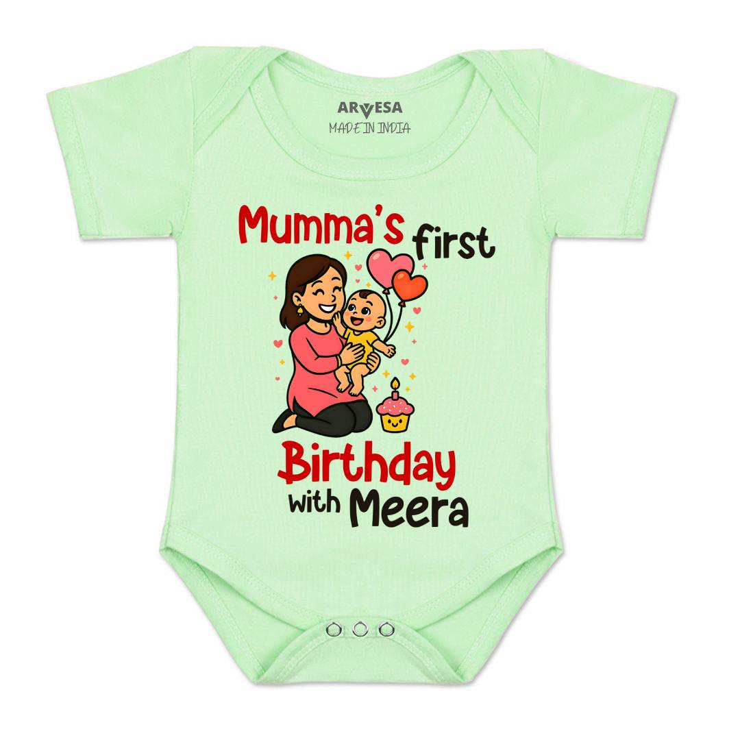 Arvesa Mumma First Birthday With Me Baby Boy & Girl Dress