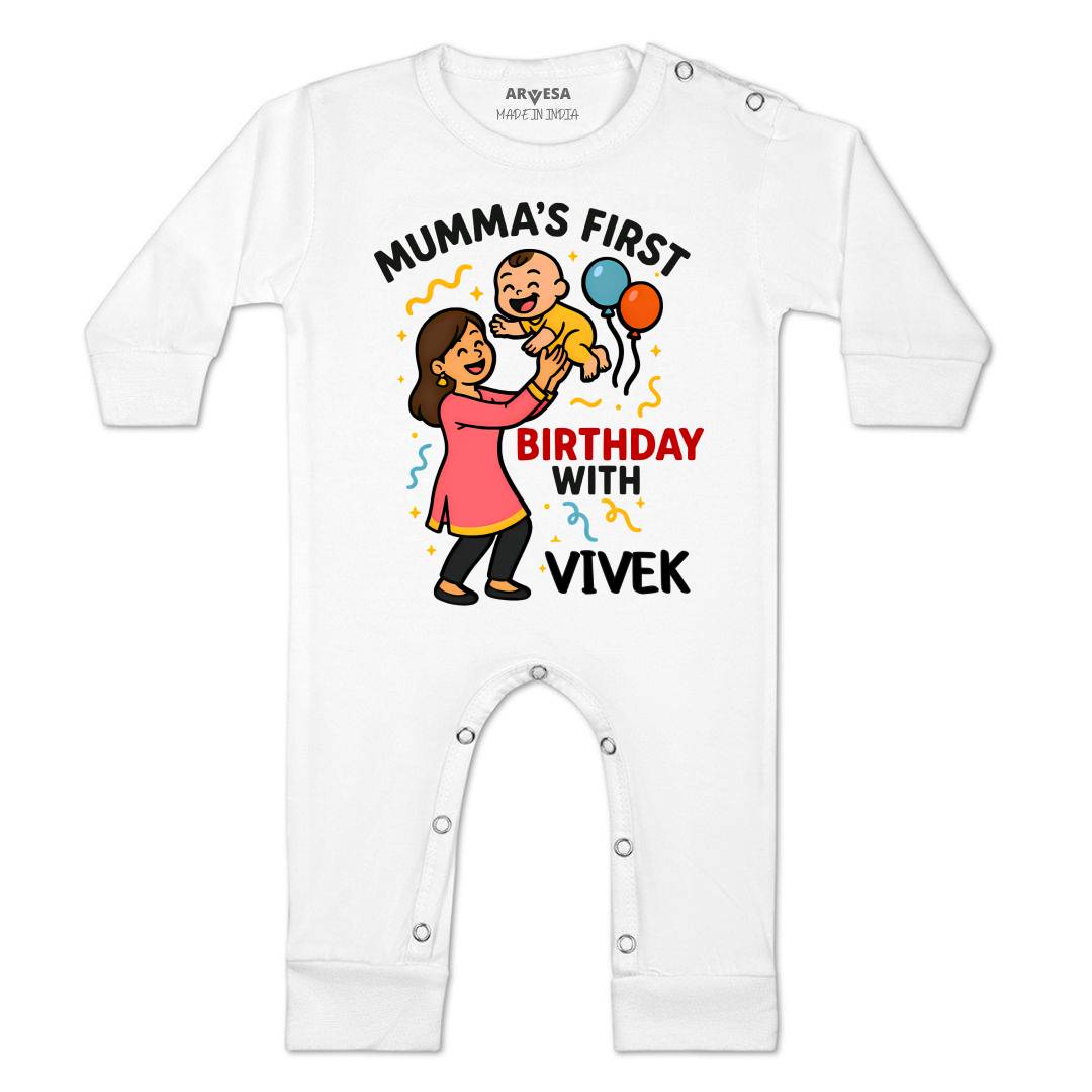 Arvesa Mumma First Birthday With Me Baby Boy & Girl Dress