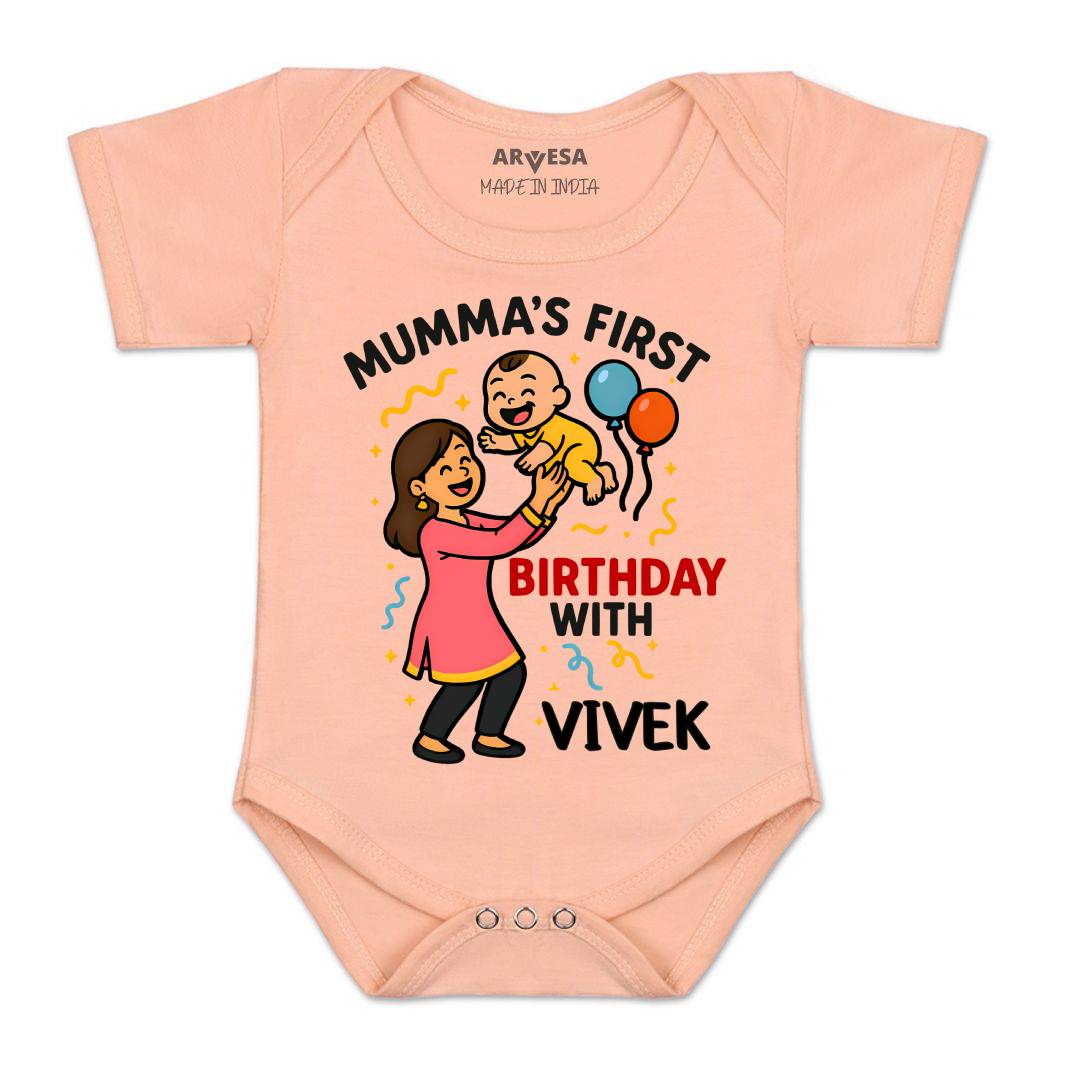 Arvesa Mumma First Birthday With Me Baby Boy & Girl Dress