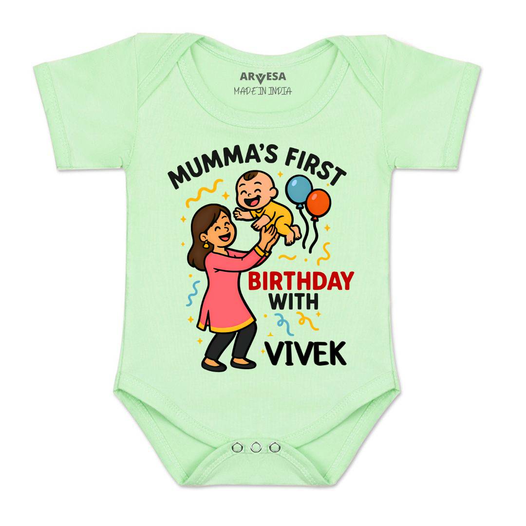 Arvesa Mumma First Birthday With Me Baby Boy & Girl Dress