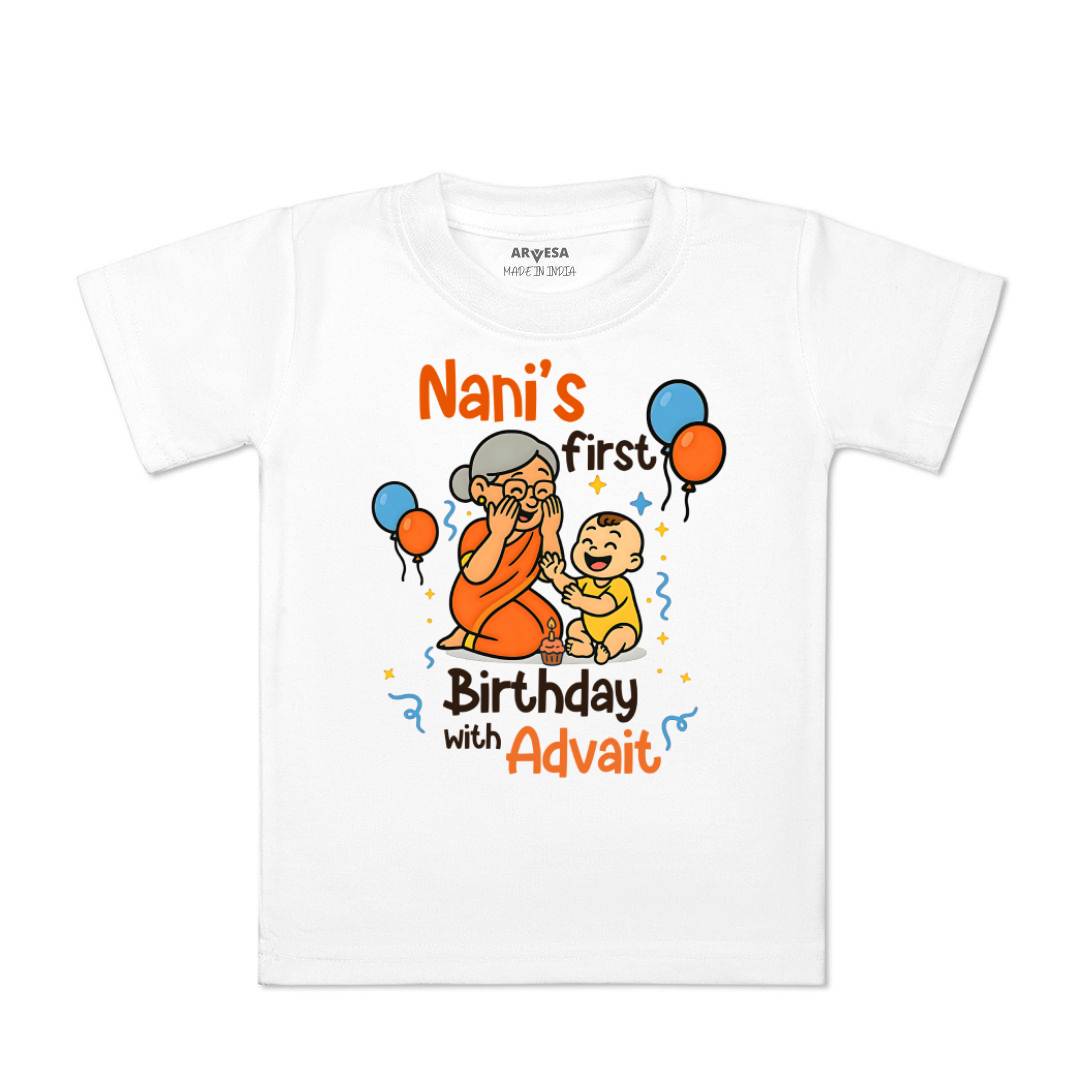 Arvesa Nani First Birthday With Me Baby Boy & Girl Dress