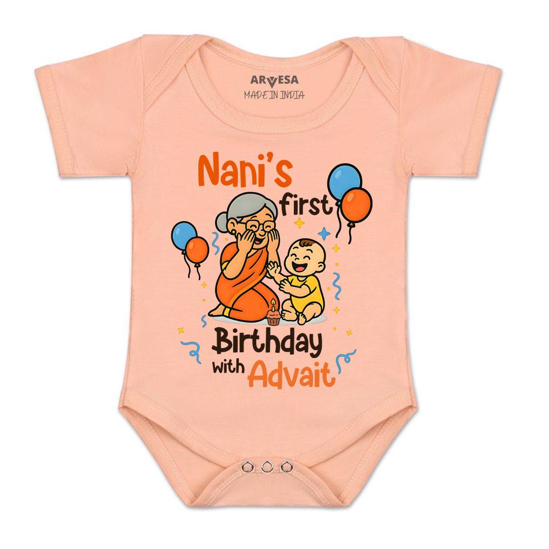 Arvesa Nani First Birthday With Me Baby Boy & Girl Dress