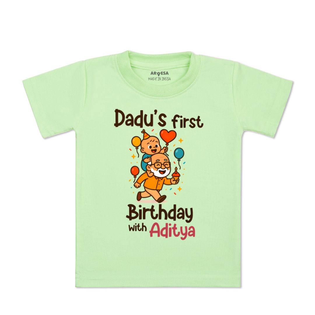 Arvesa Dadu First Birthday With Me Baby Boy & Girl Dress