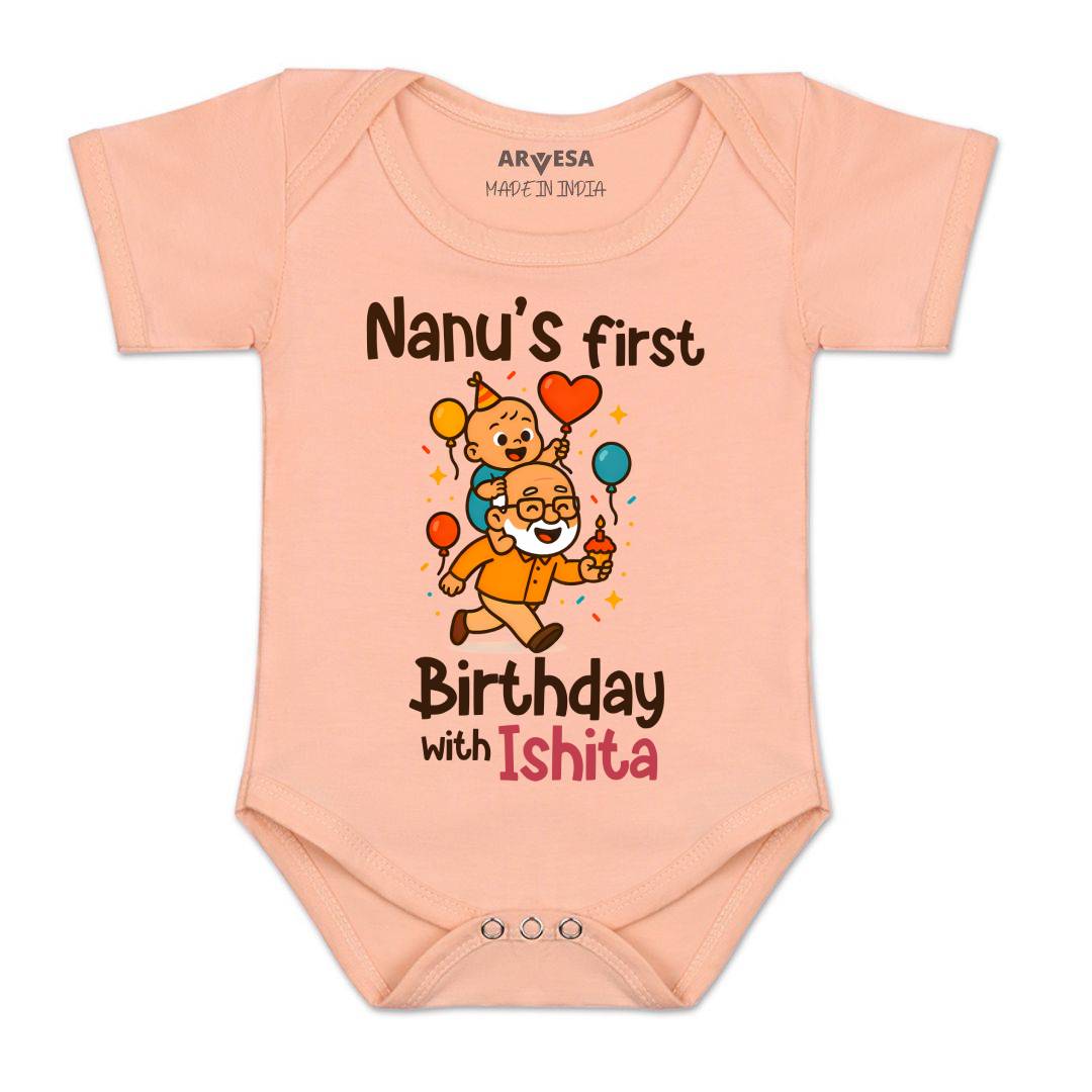 Arvesa Nanu First Birthday With Me Baby Boy & Girl Dress