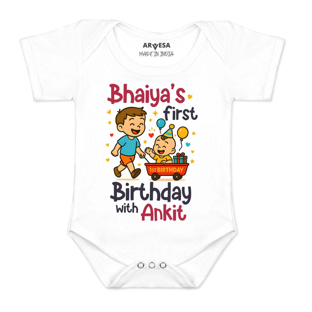 Arvesa Bhaiya First Birthday With Me Baby Boy & Girl Dress
