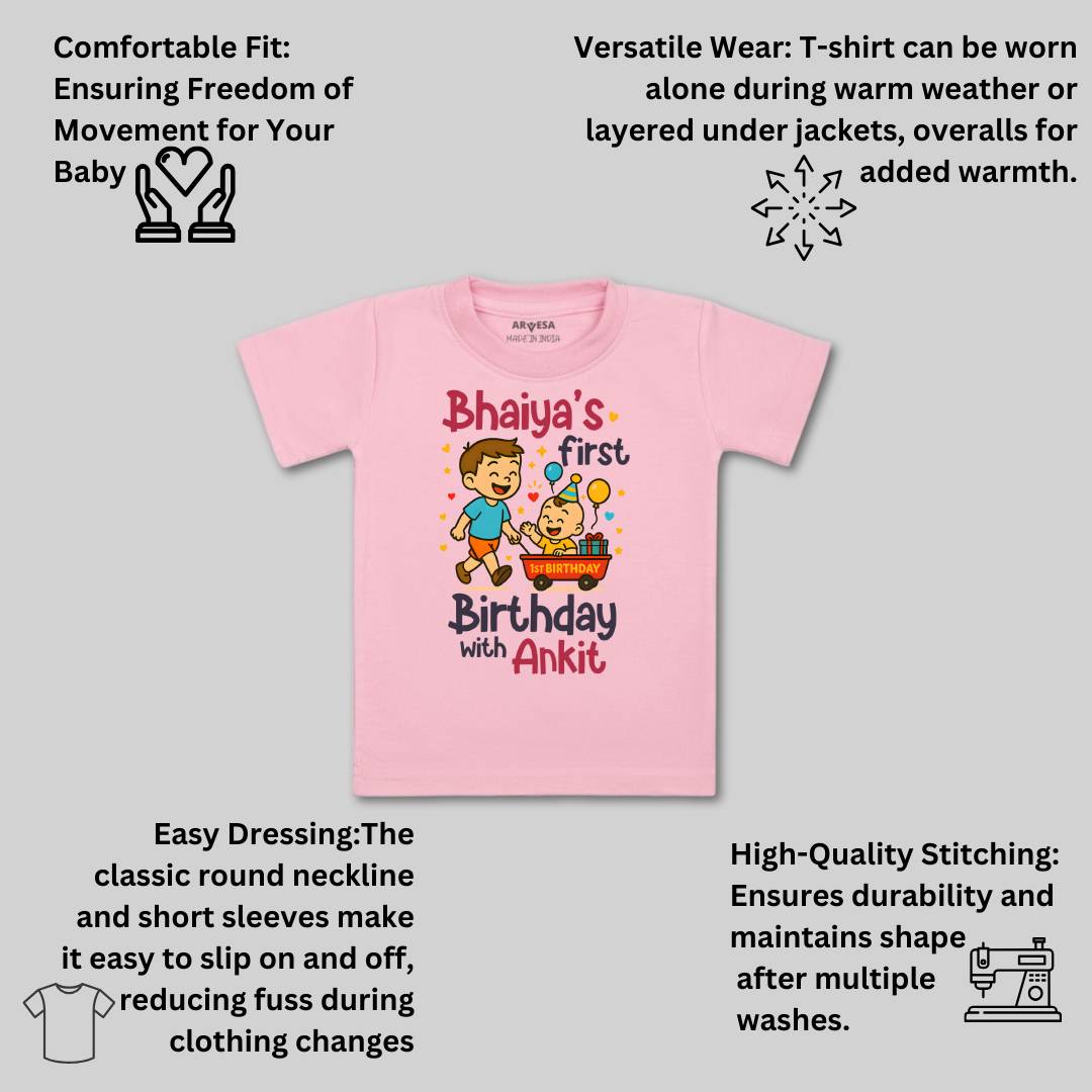 Arvesa Bhaiya First Birthday With Me Baby Boy & Girl Dress