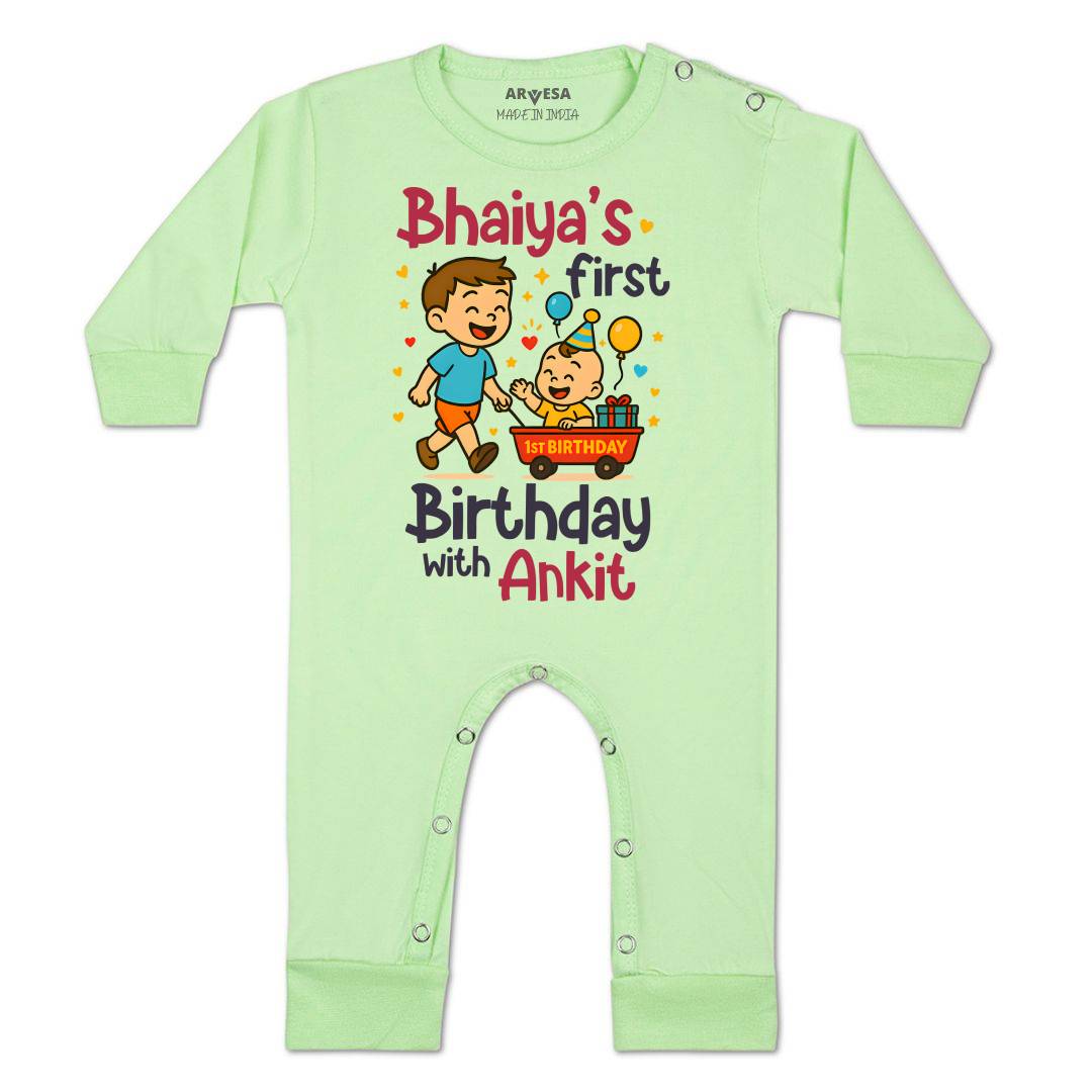 Arvesa Bhaiya First Birthday With Me Baby Boy & Girl Dress