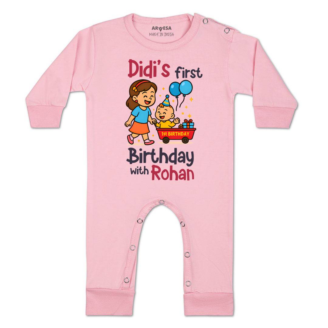 Arvesa Didi First Birthday With Me Baby Boy & Girl Dress