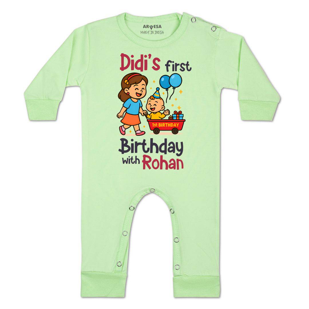 Arvesa Didi First Birthday With Me Baby Boy & Girl Dress