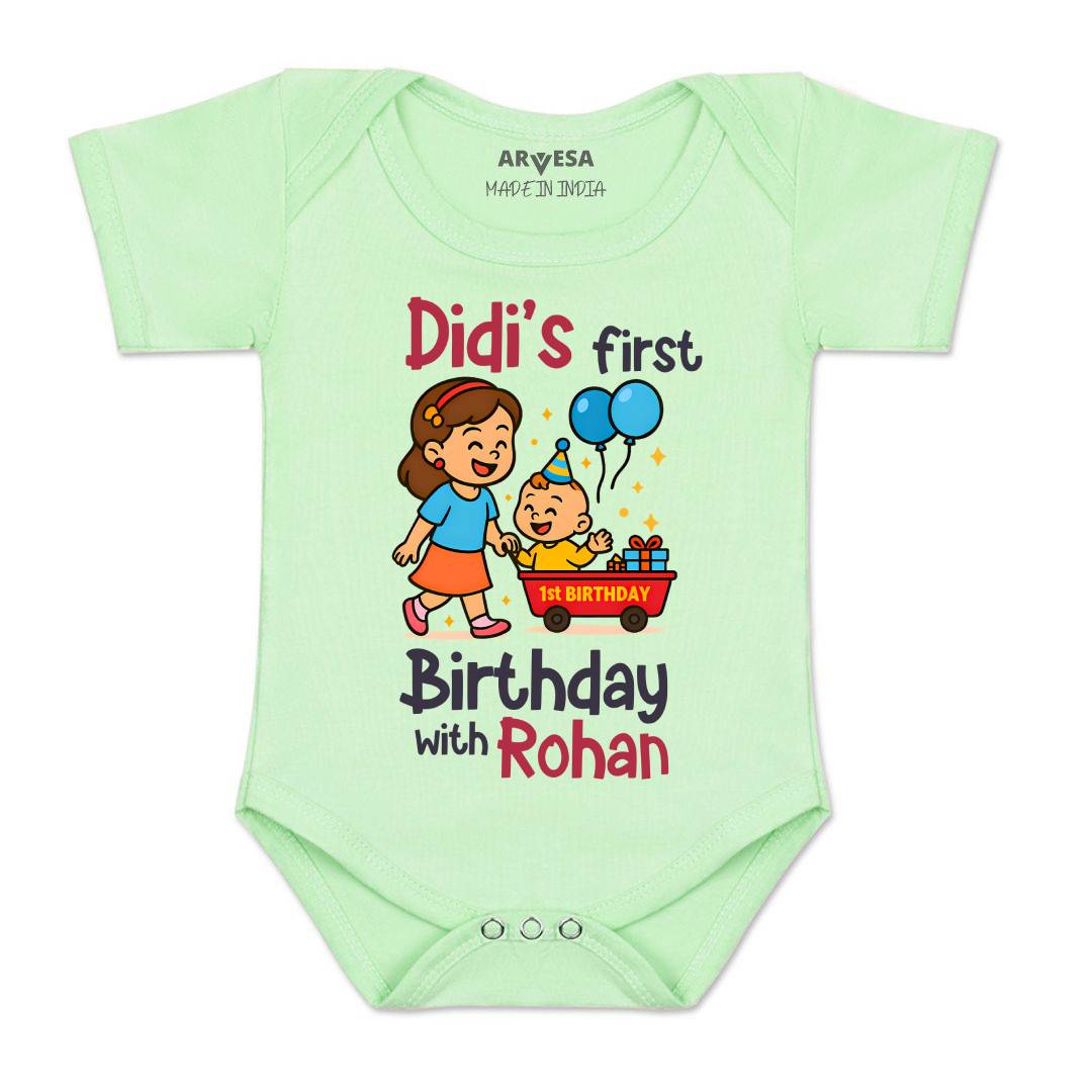 Arvesa Didi First Birthday With Me Baby Boy & Girl Dress