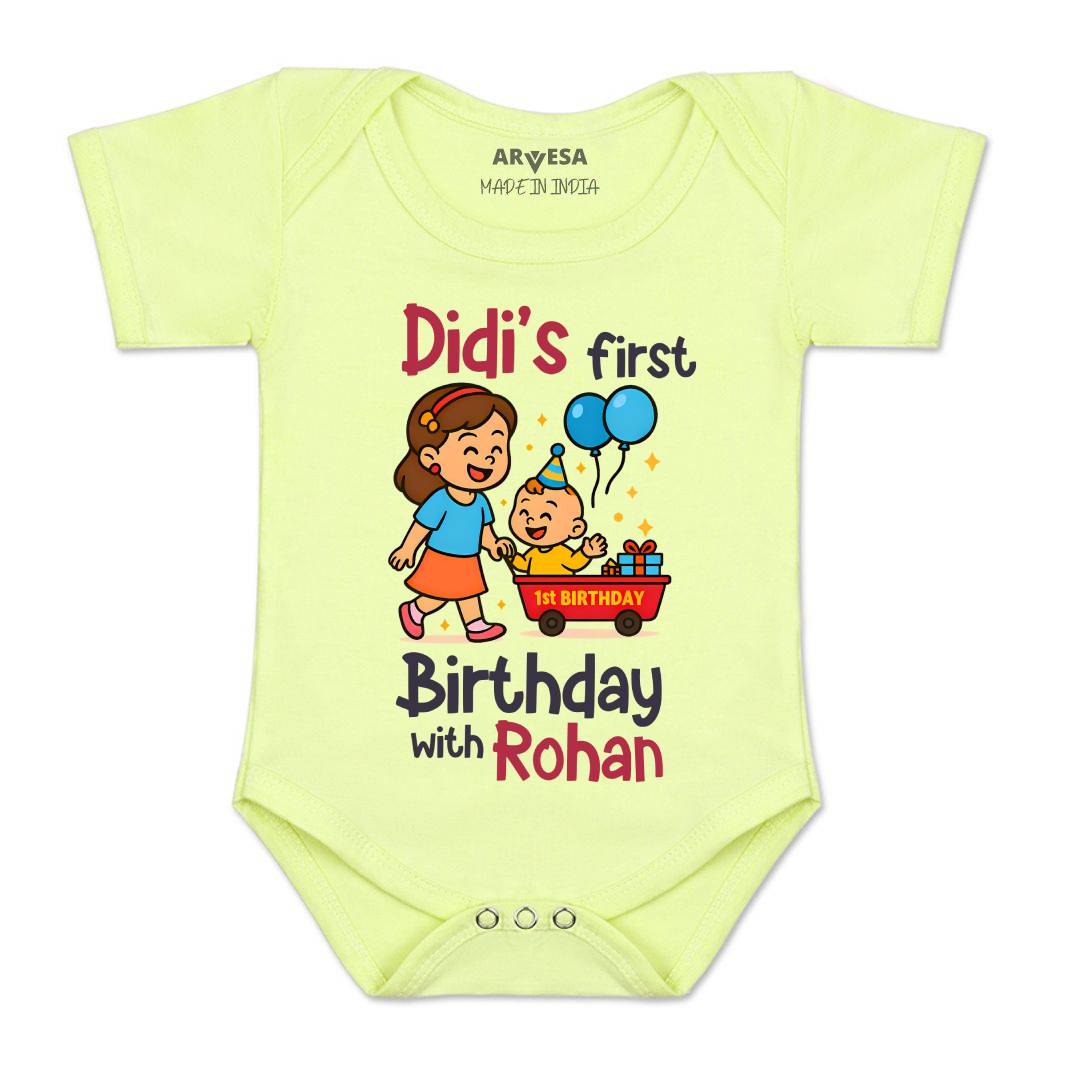 Arvesa Didi First Birthday With Me Baby Boy & Girl Dress