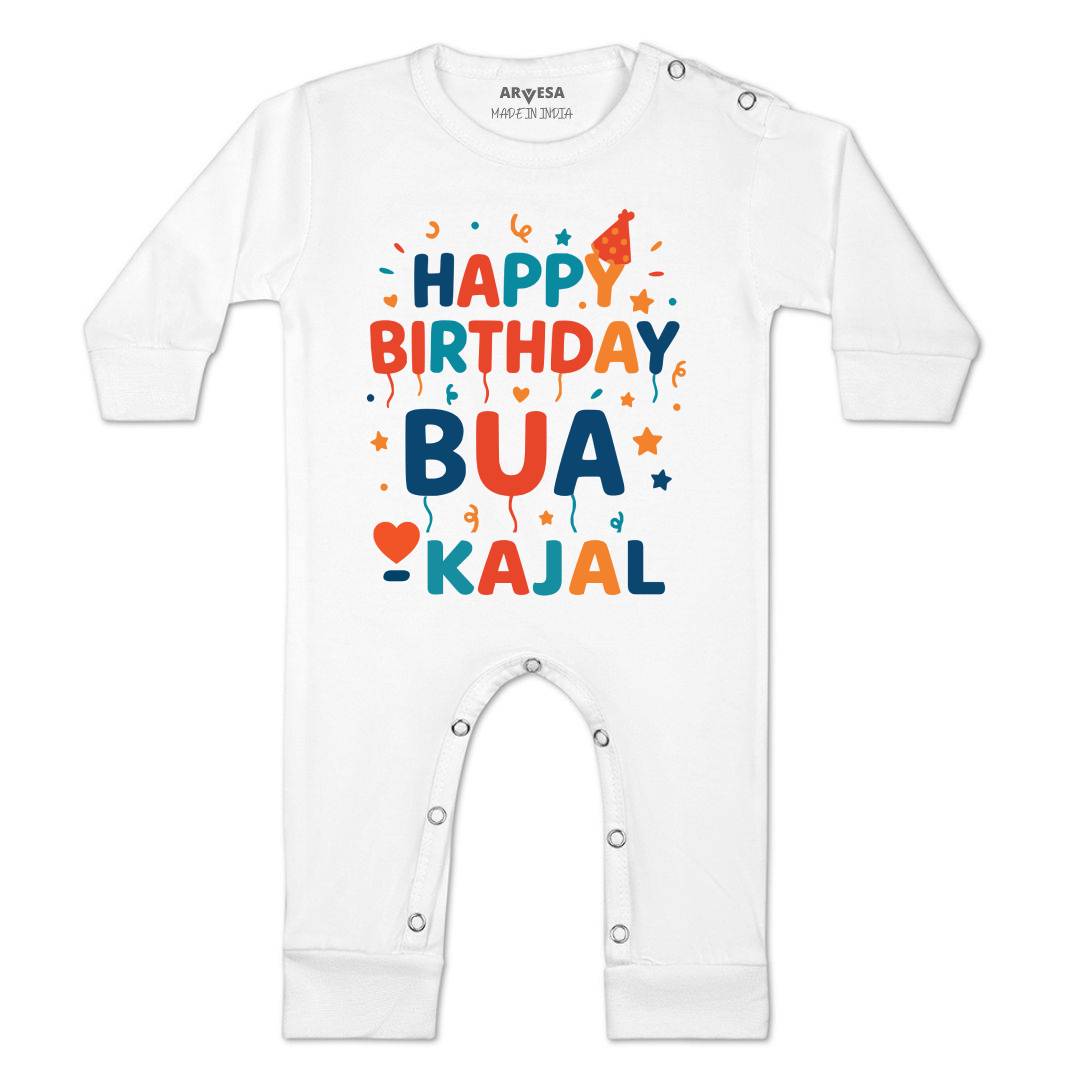 Arvesa Happy Birthday Bua Baby Boy & Girl Dress