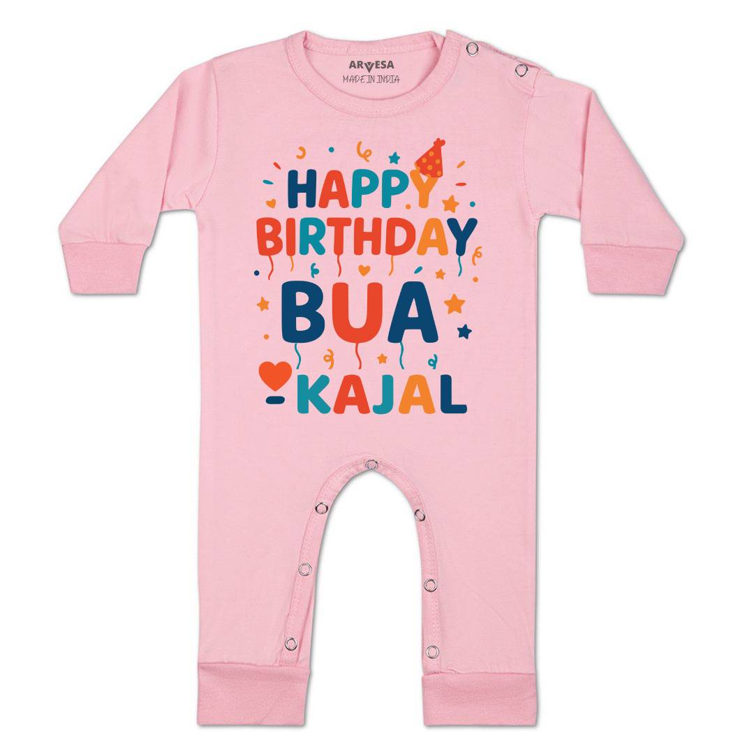 Arvesa Happy Birthday Bua Baby Boy & Girl Dress