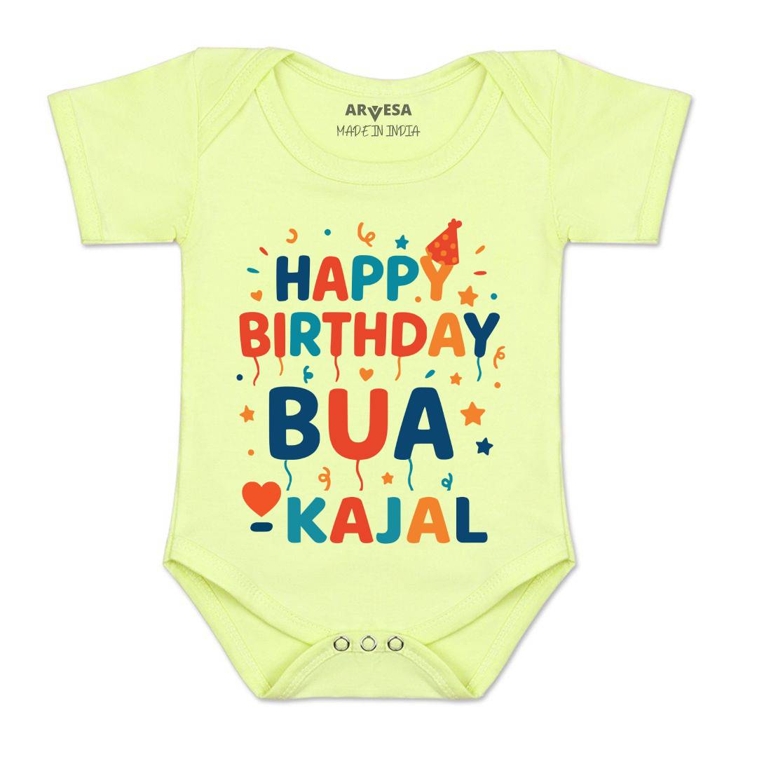 Arvesa Happy Birthday Bua Baby Boy & Girl Dress