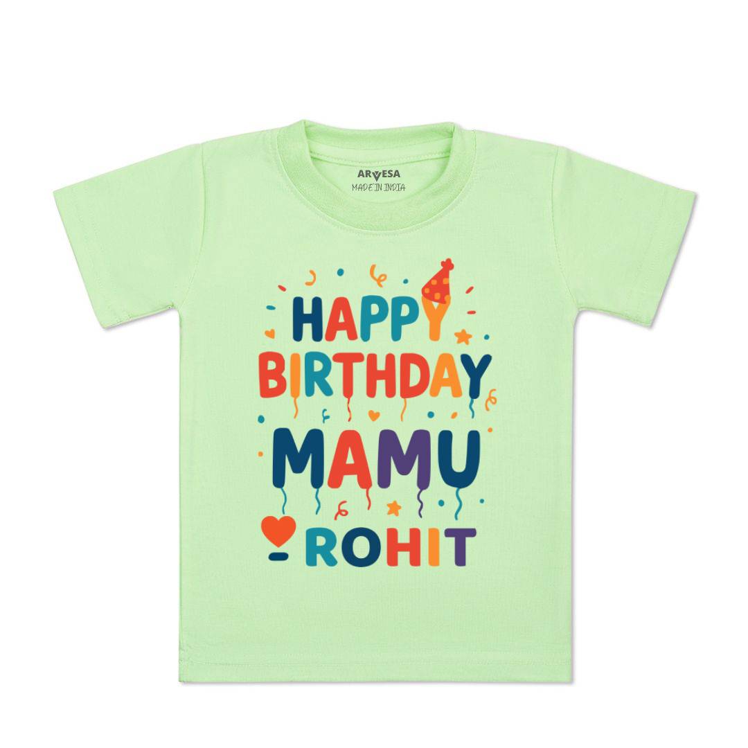 Arvesa Happy Birthday Mamu Baby Boy & Girl Dress