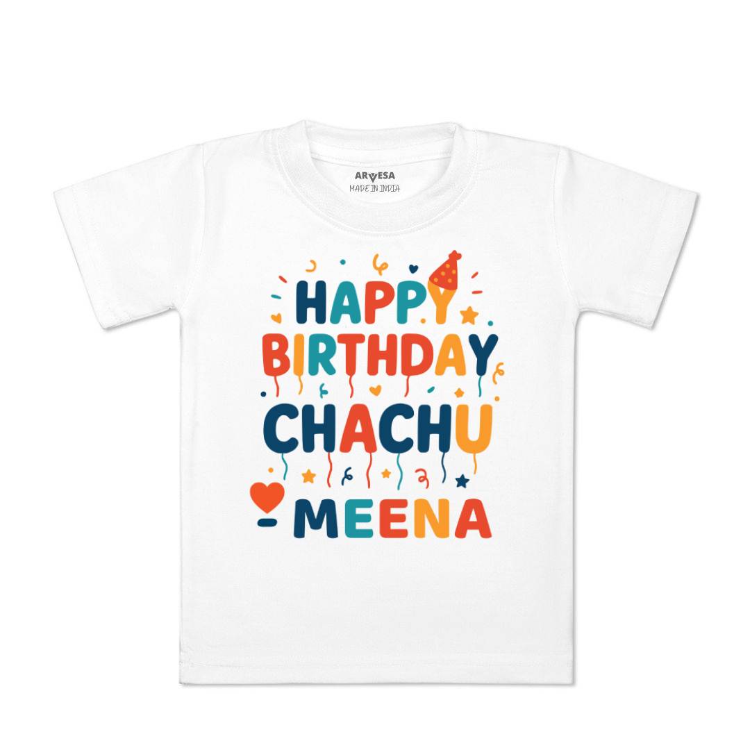 Arvesa Happy Birthday Chachu Baby Boy & Girl Dress