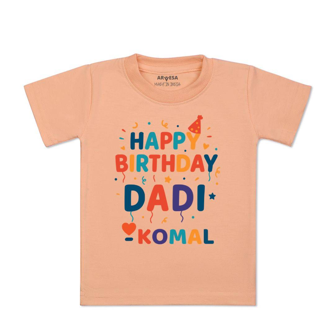 Arvesa Happy Birthday Dadi Baby Boy & Girl Dress