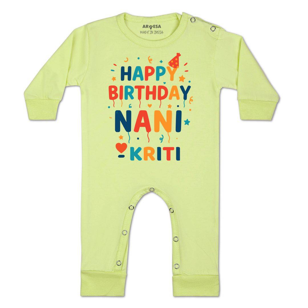 Arvesa Happy Birthday Nani Baby Boy & Girl Dress