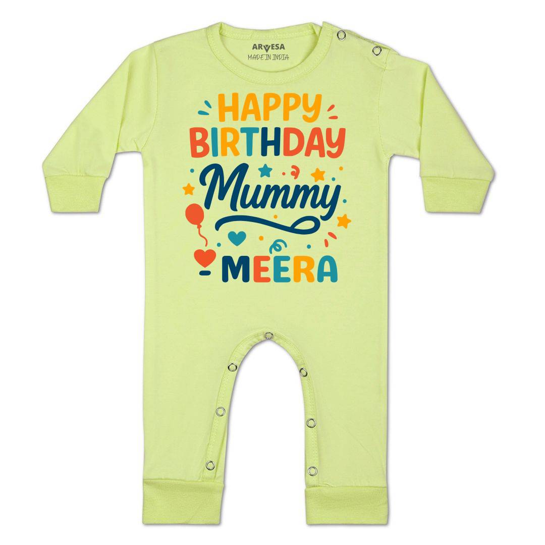 Arvesa Happy Birthday Mummy Baby Boy & Girl Dress