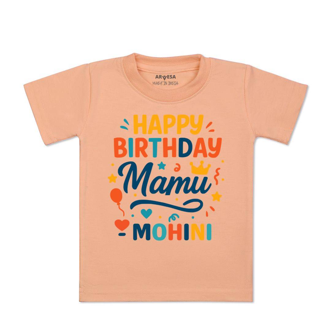 Arvesa Happy Birthday Mamu Baby Boy & Girl Dress