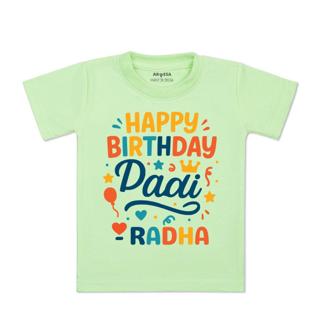 Arvesa Happy Birthday Dadi Baby Boy & Girl Dress