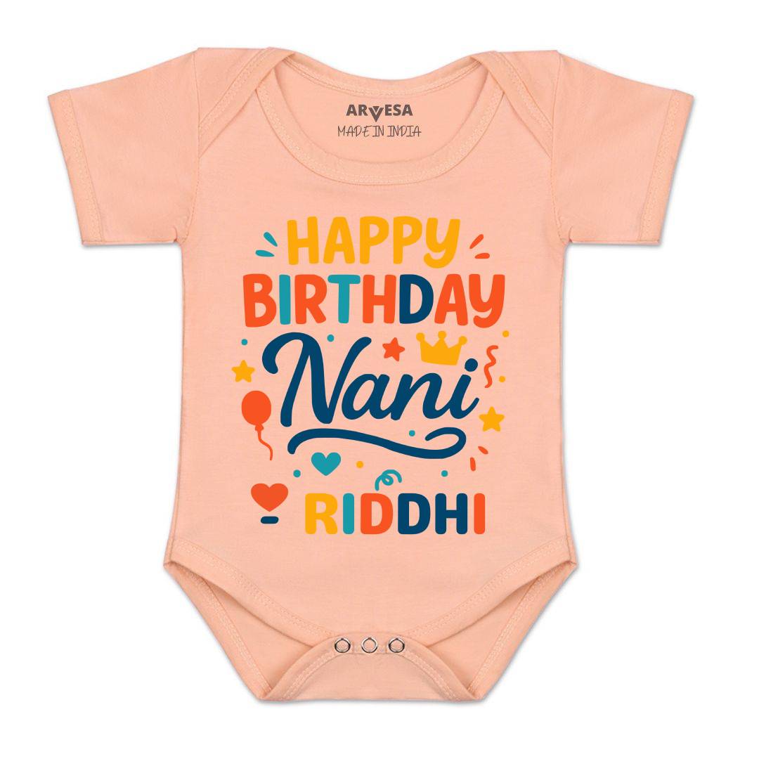Arvesa Happy Birthday Nani Baby Boy & Girl Dress