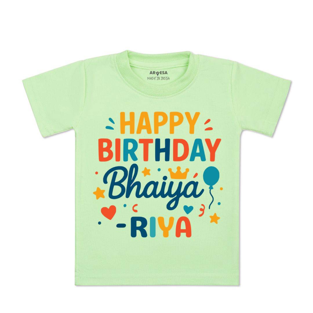 Arvesa Happy Birthday Bhaiya Baby Boy & Girl Dress