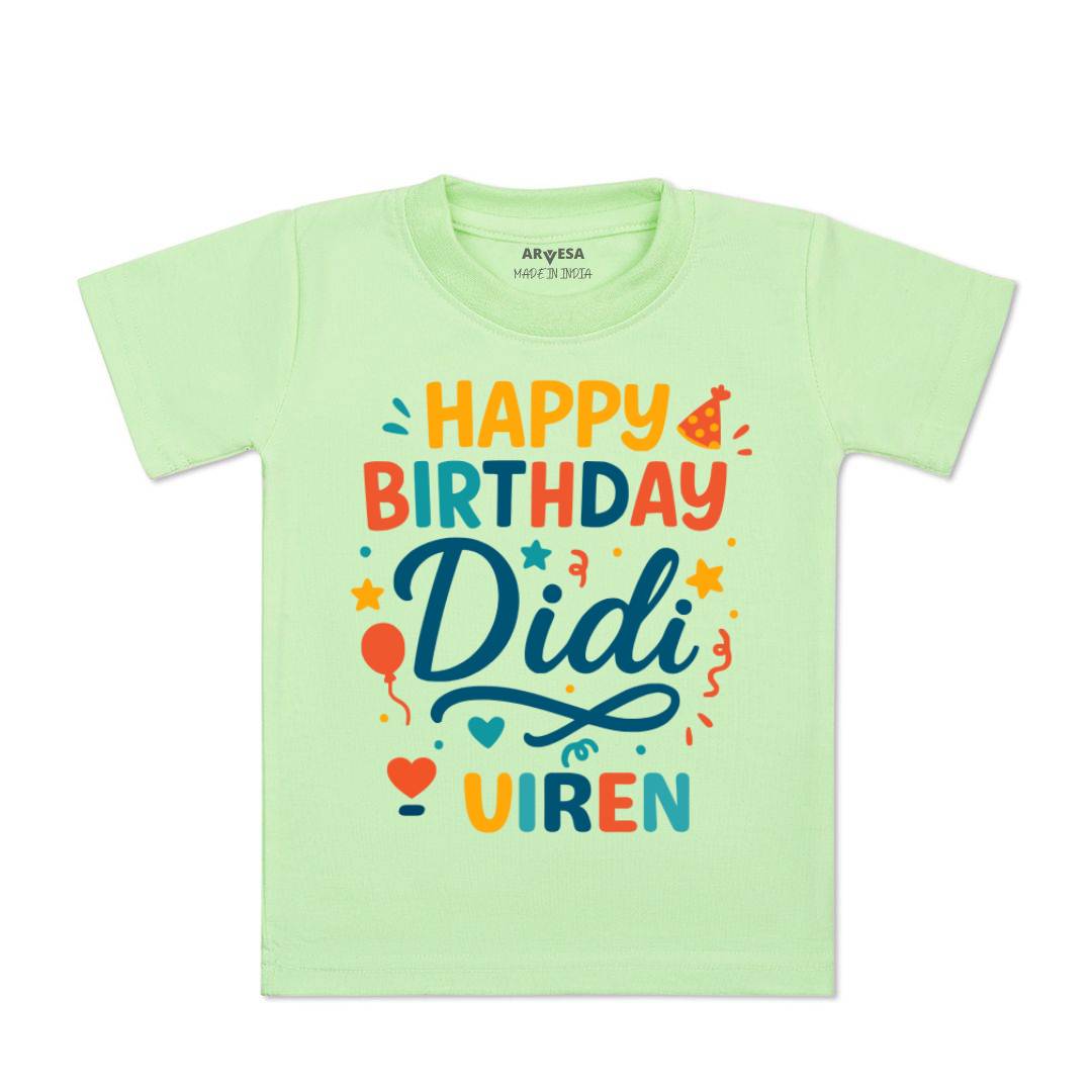 Arvesa Happy Birthday Didi Baby Boy & Girl Dress