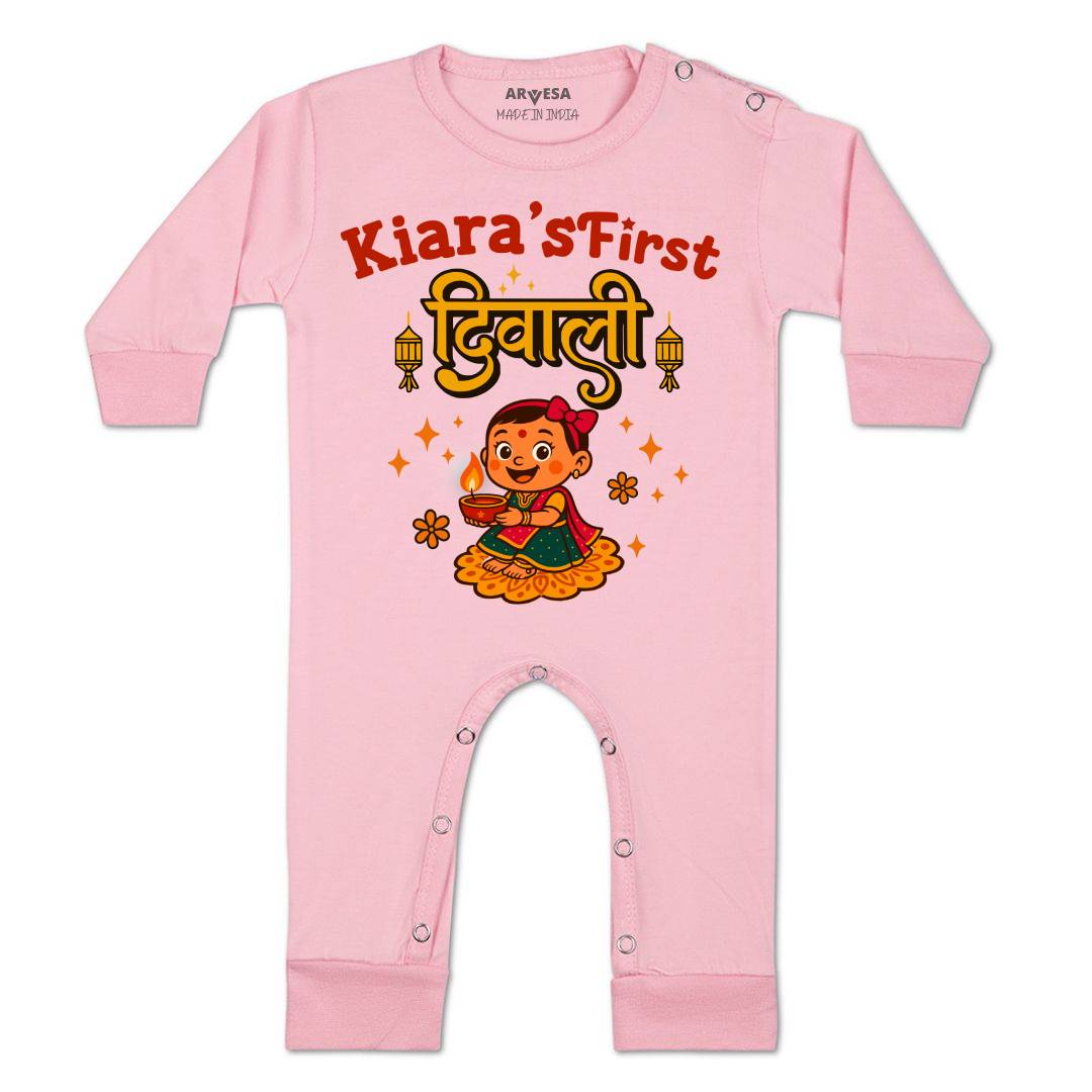 Arvesa My First Diwali Baby Boy & Girl Dress