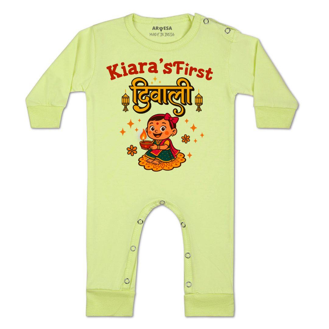 Arvesa My First Diwali Baby Boy & Girl Dress