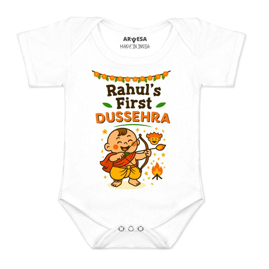 Arvesa My First Dussehra Baby Boy & Girl Dress