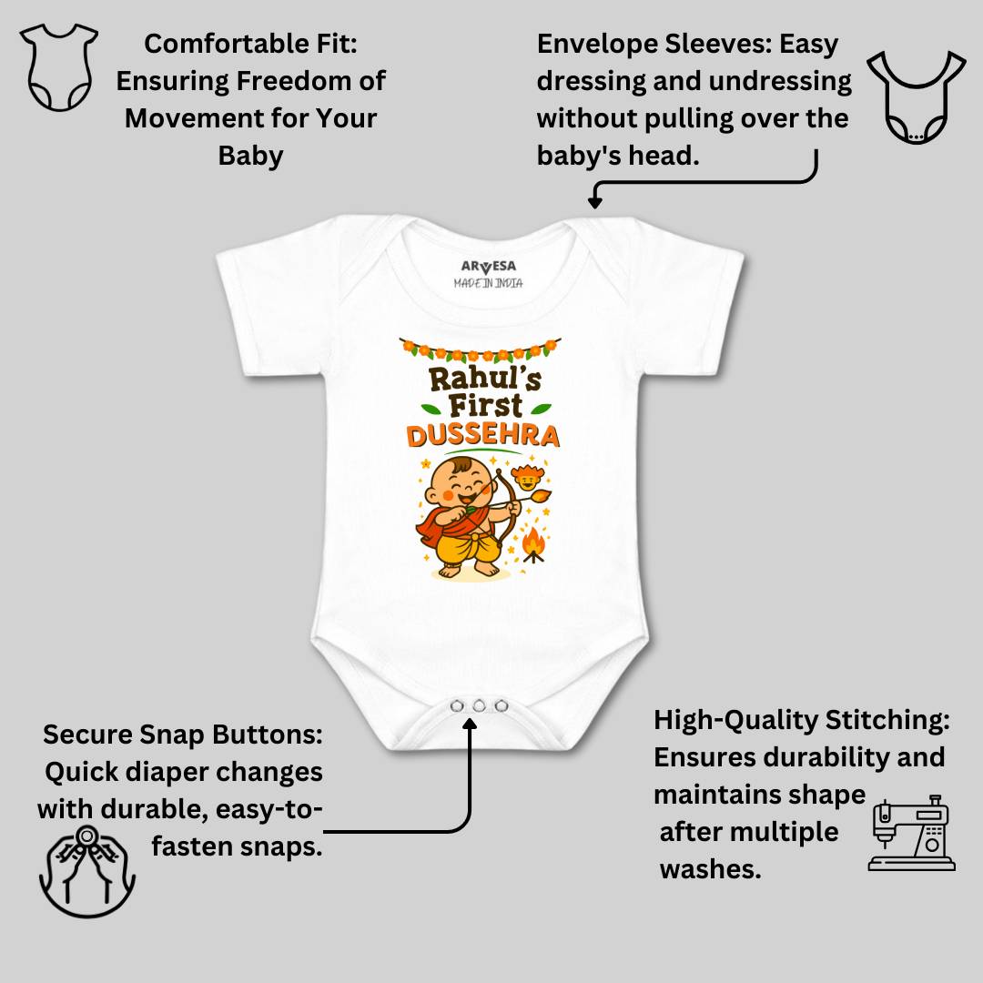 Arvesa My First Dussehra Baby Boy & Girl Dress