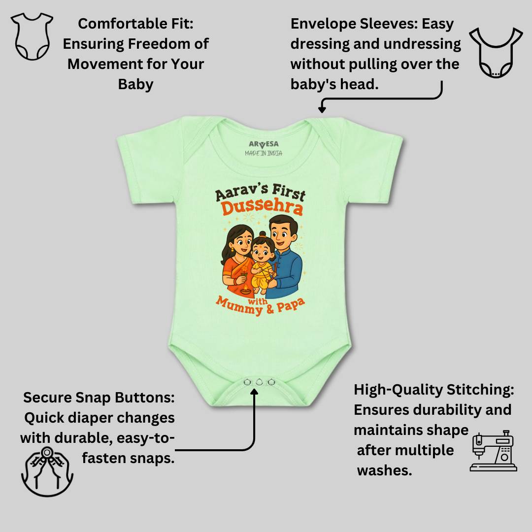 Arvesa My First Dussehra Baby Boy & Girl Dress