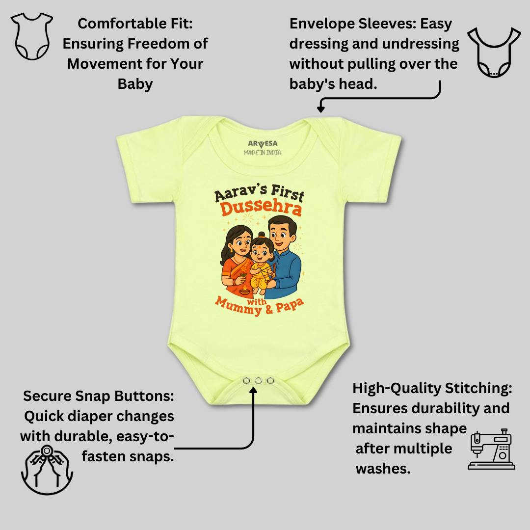Arvesa My First Dussehra Baby Boy & Girl Dress