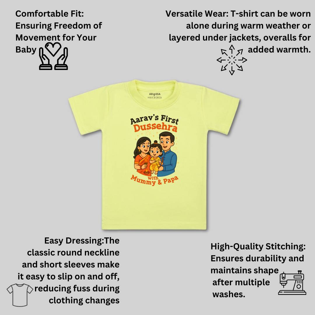 Arvesa My First Dussehra Baby Boy & Girl Dress