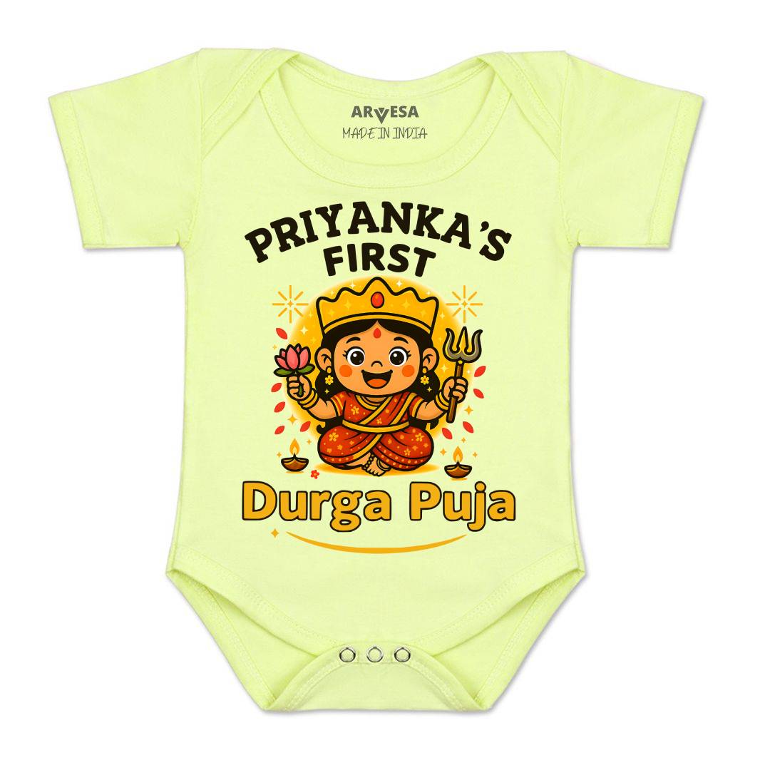 Arvesa My First Durga Puja Baby Boy & Girl Dress