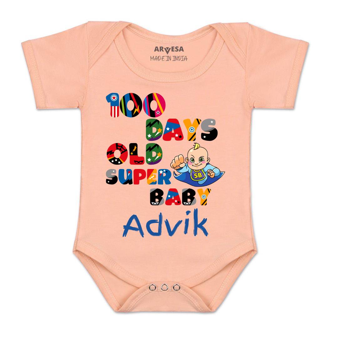 Arvesa 100 Days Birthday Baby Boy & Girl Dress