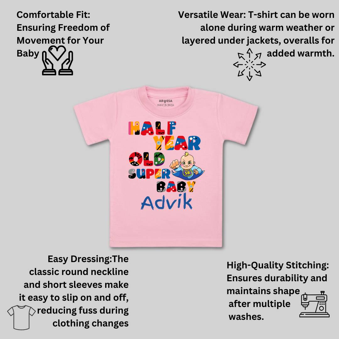 Arvesa Half Birthday Baby Boy & Girl Dress