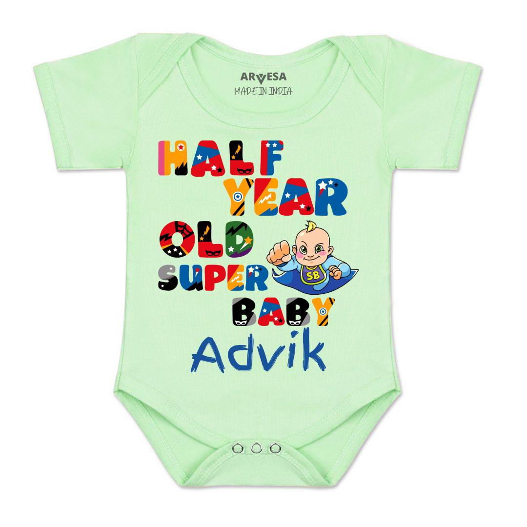 Arvesa Half Birthday Baby Boy & Girl Dress